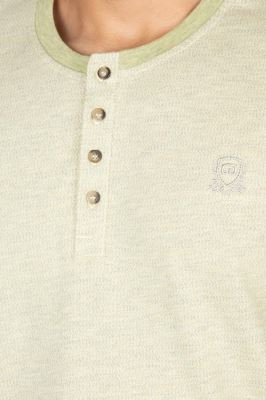 تی شرت یقه گرد دکمه دار 160113