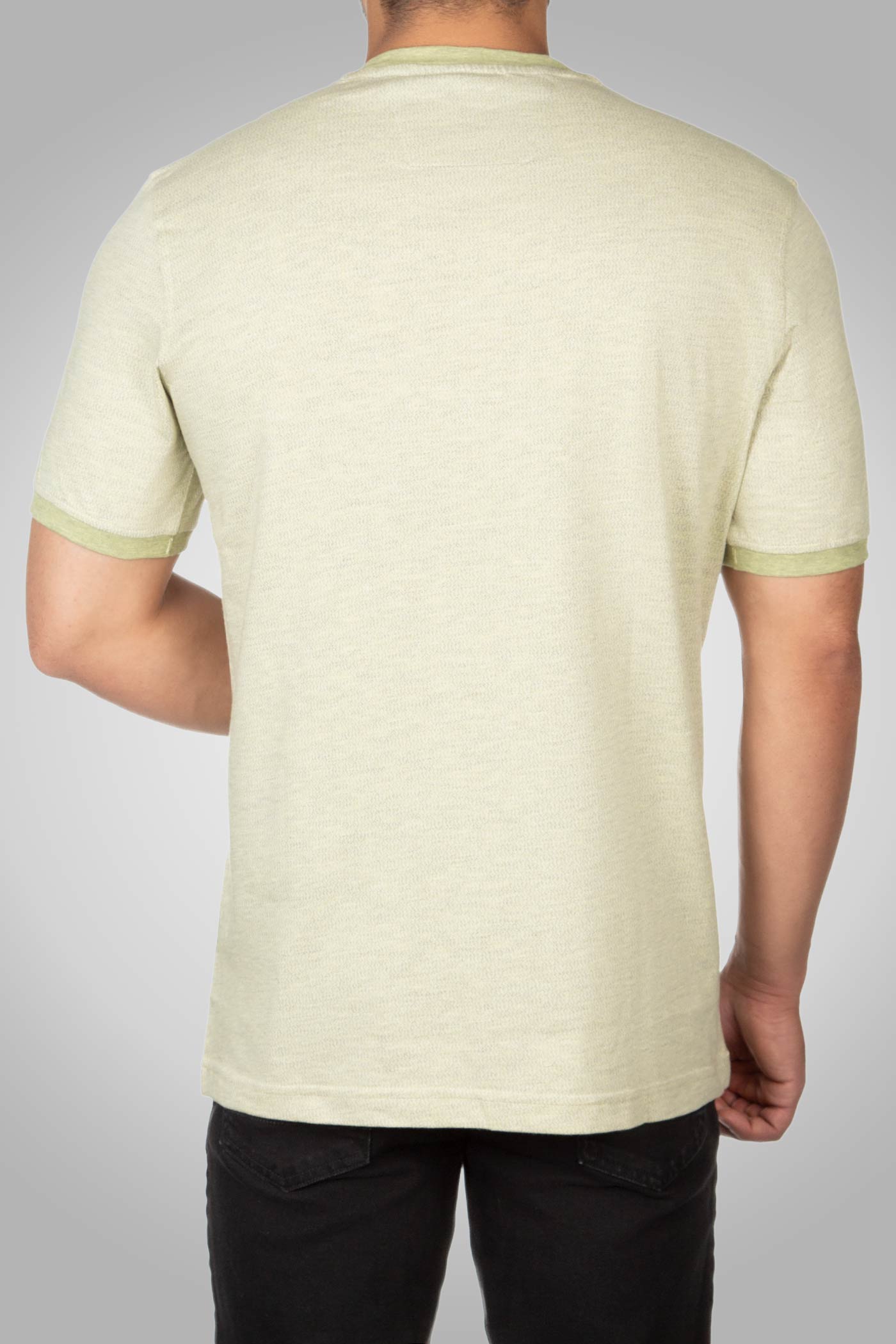 تی شرت یقه گرد دکمه دار 160113