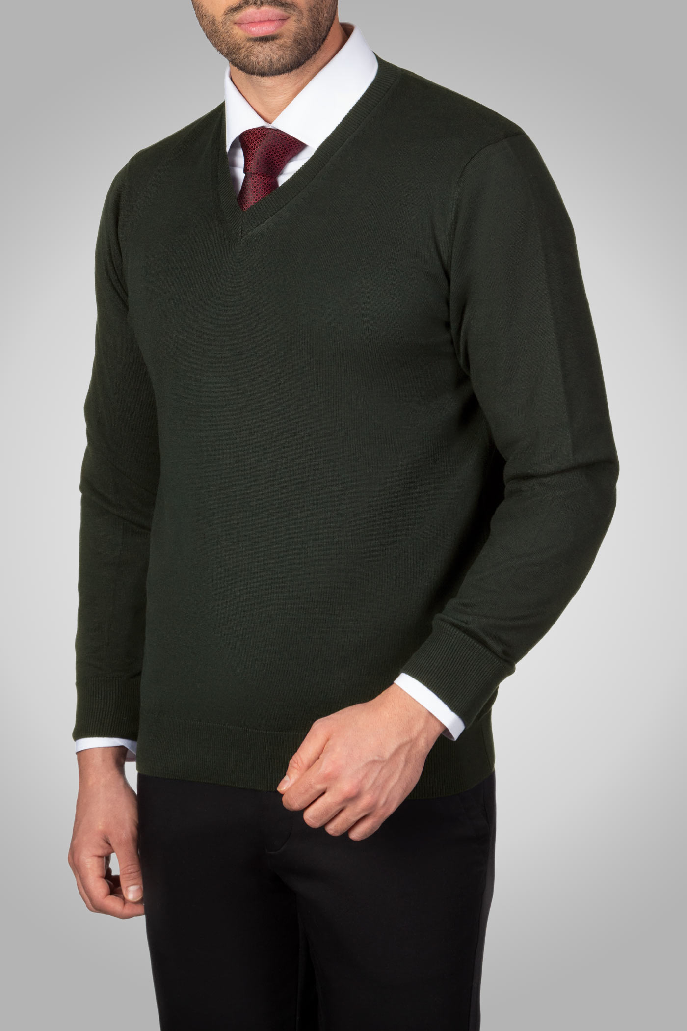 پلیور یقه هفت مردانه 300012