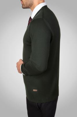 پلیور یقه هفت مردانه 300012