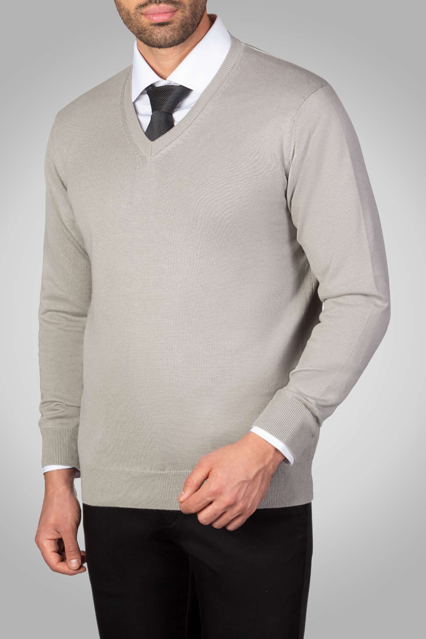 پلیور یقه هفت مردانه 300012