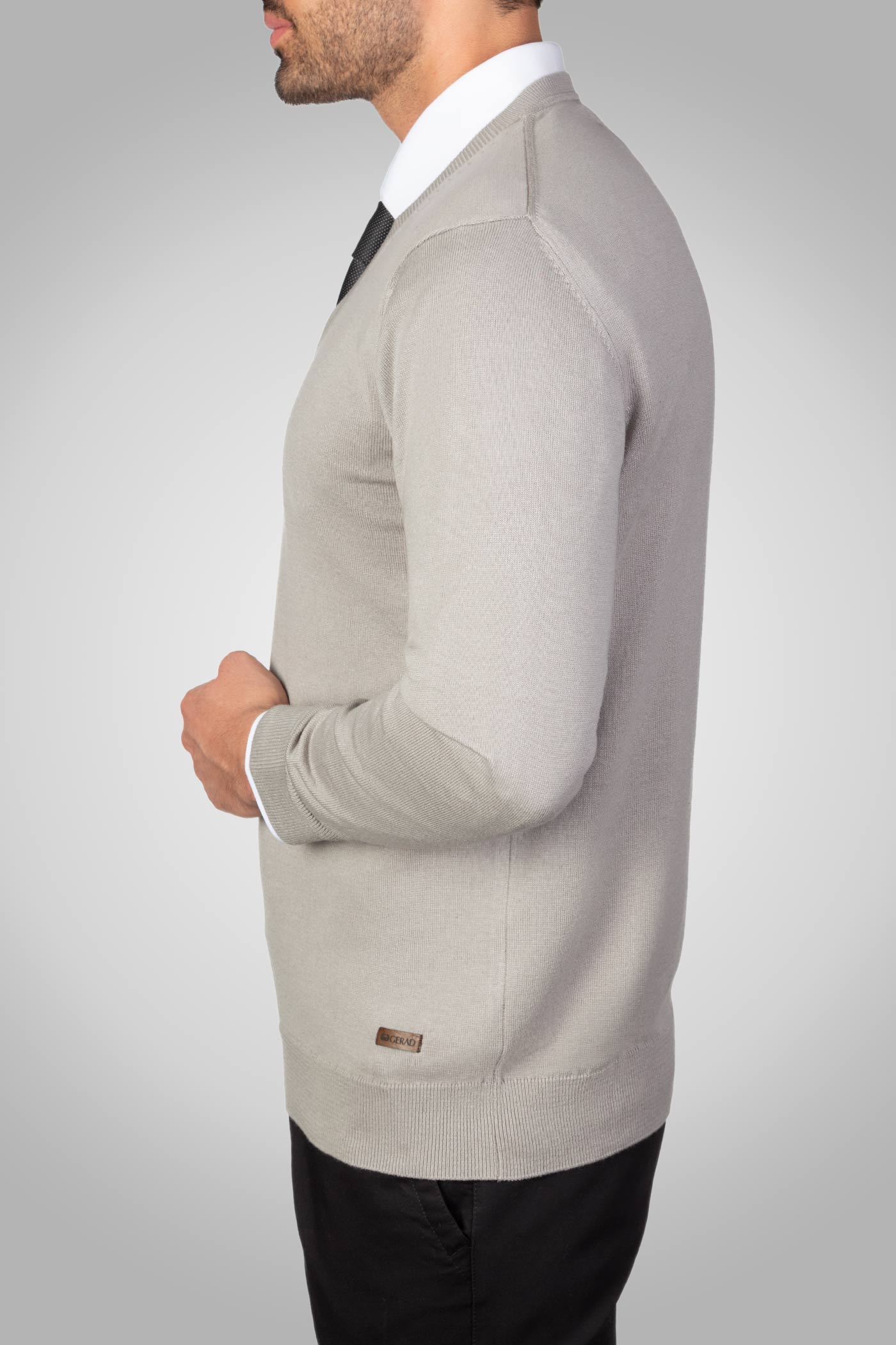 پلیور یقه هفت مردانه 300012