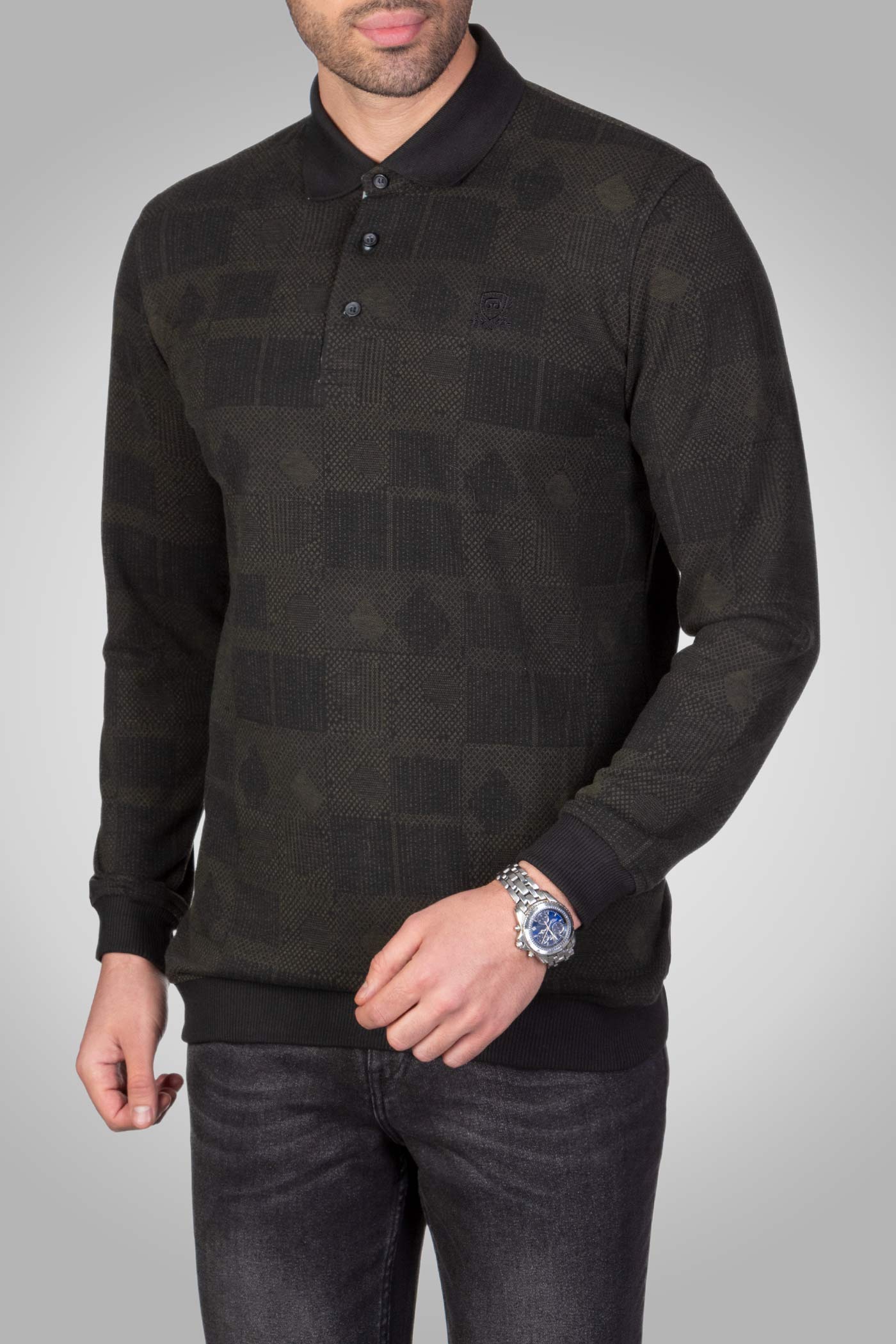 پولوشرت آستین بلند مردانه 160119