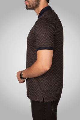 پولوشرت آستین کوتاه زیپ دار  160127