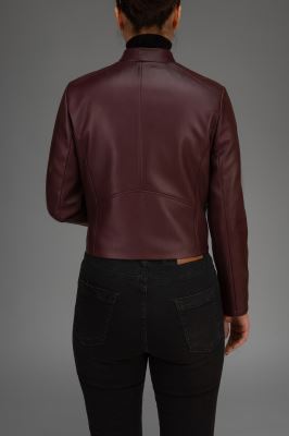 کاپشن چرم زنانه 620030