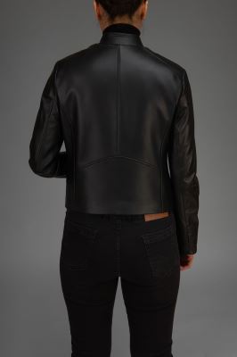 کاپشن چرم زنانه 620030