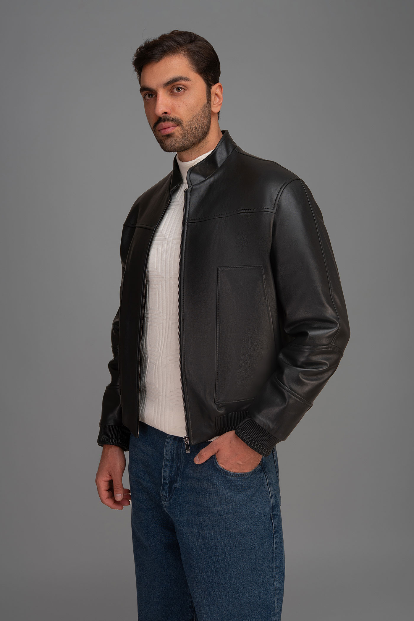 کاپشن چرمی 270060