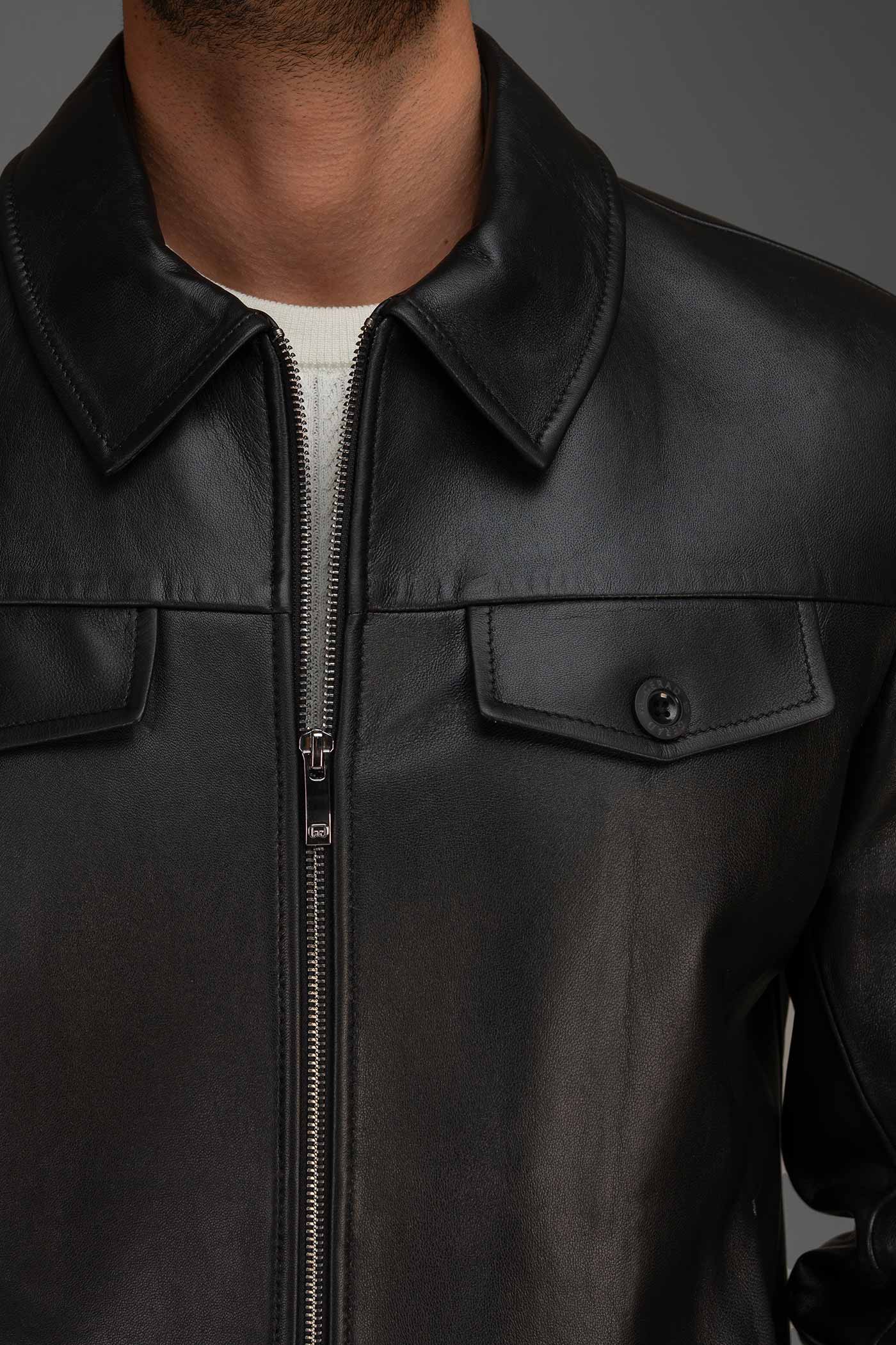 کاپشن چرمی 270062