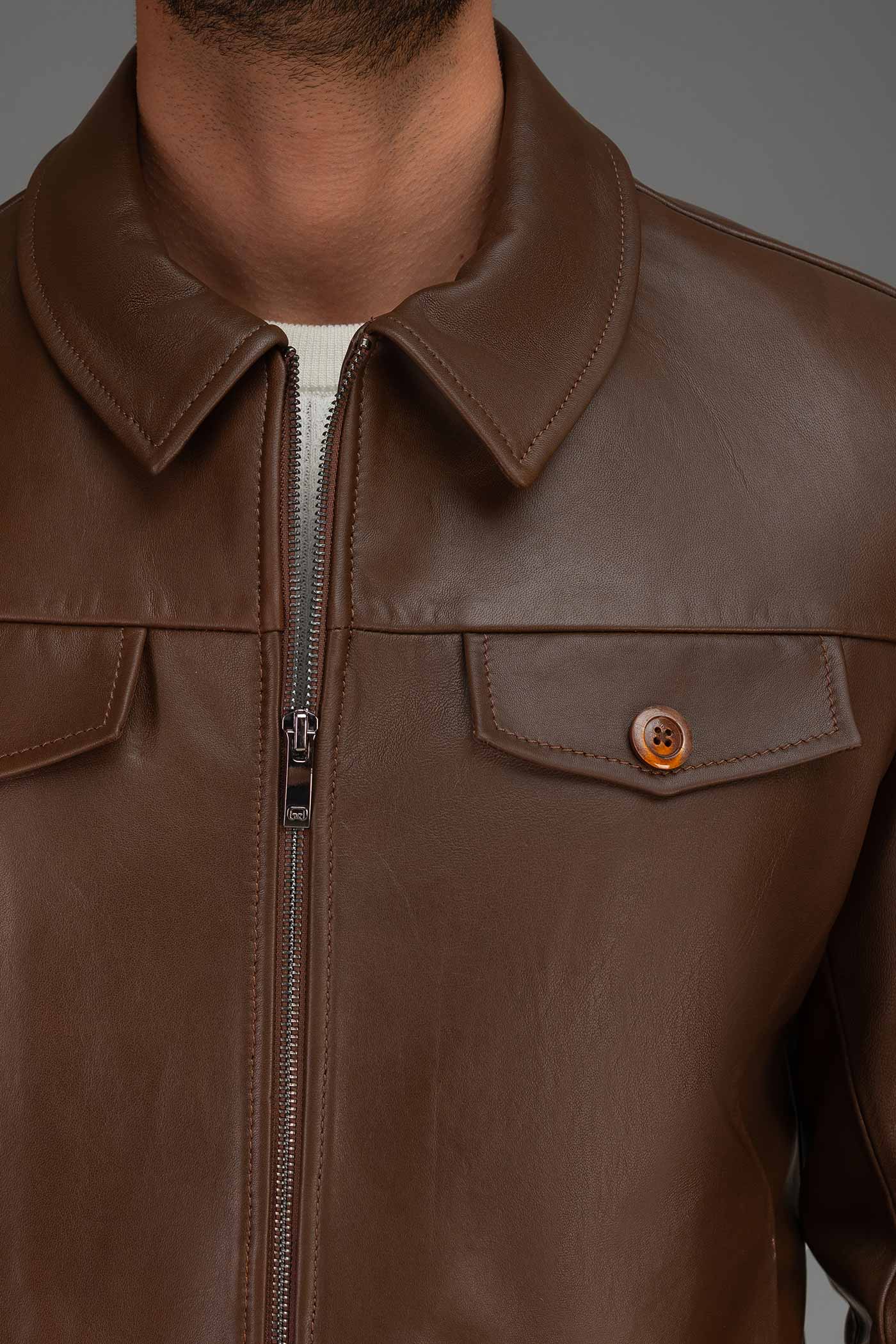 کاپشن چرمی 270062