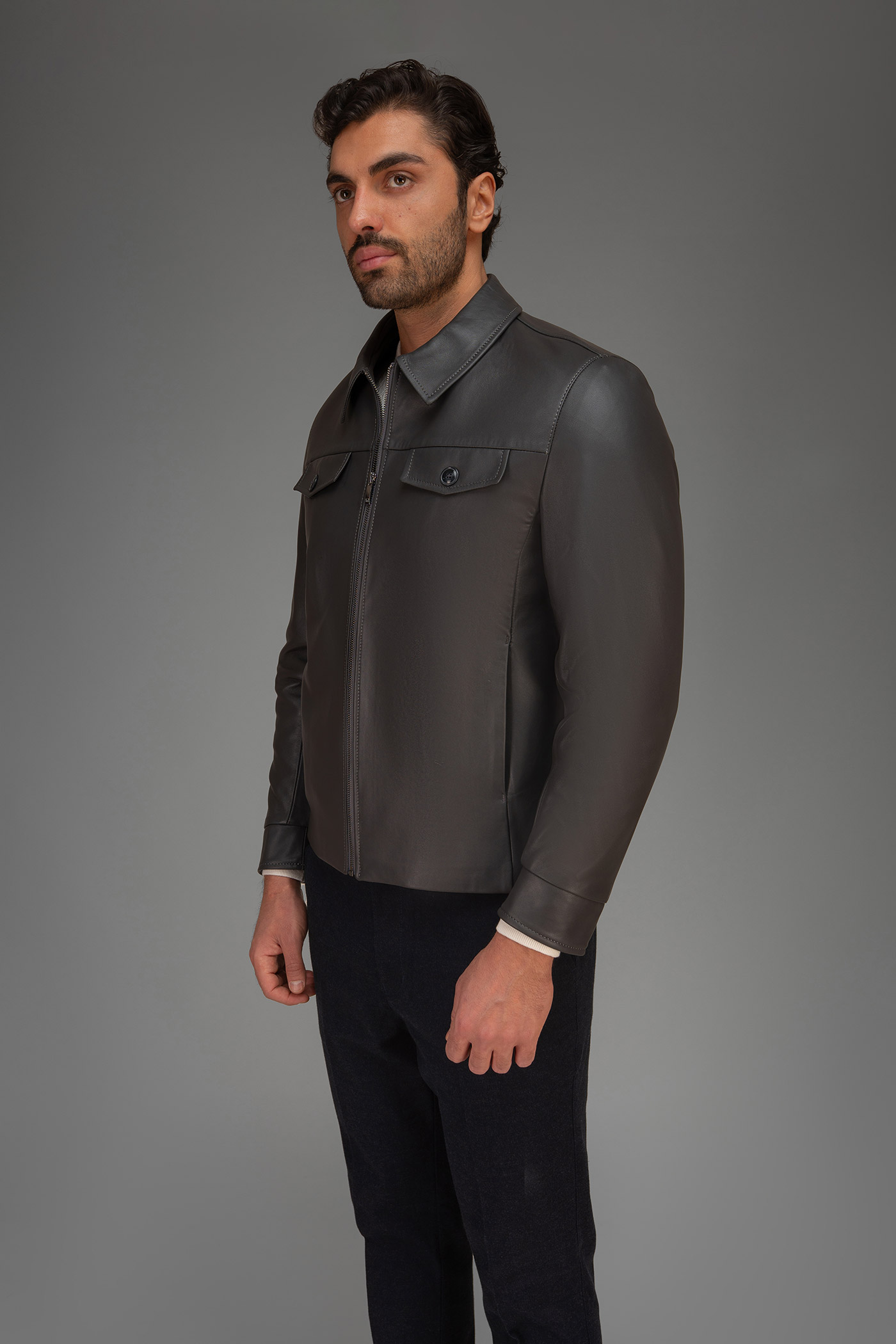 کاپشن چرمی 270062