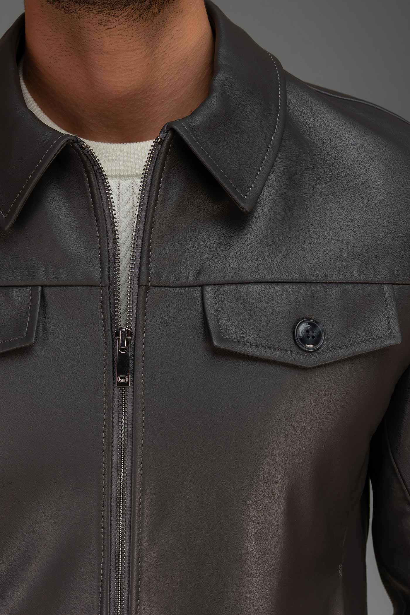 کاپشن چرمی 270062