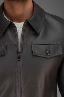 کاپشن چرمی 270062