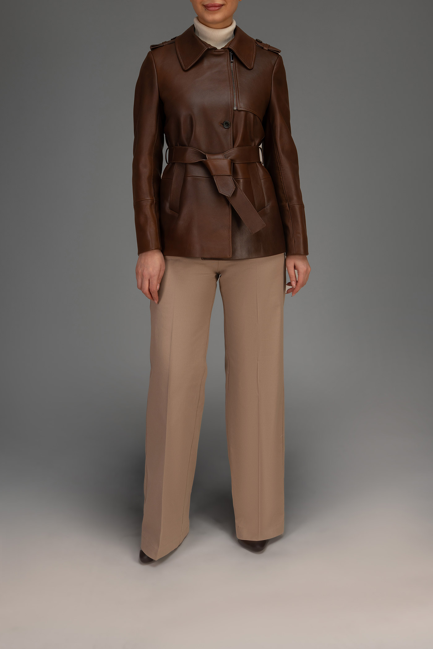 بارانی چرم زنانه 530021