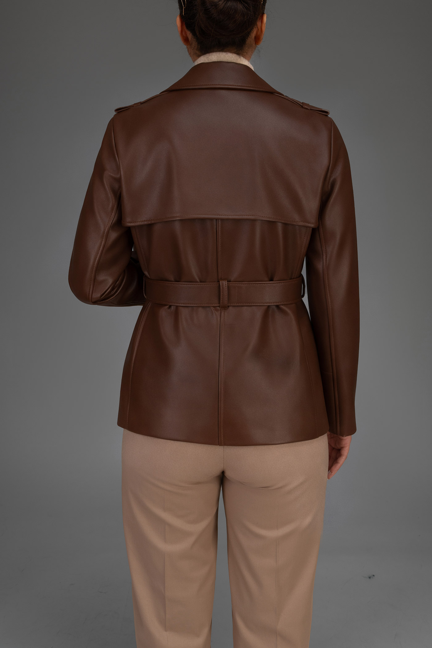 بارانی چرم زنانه 530021