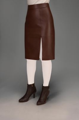 دامن چرم زنانه 440010