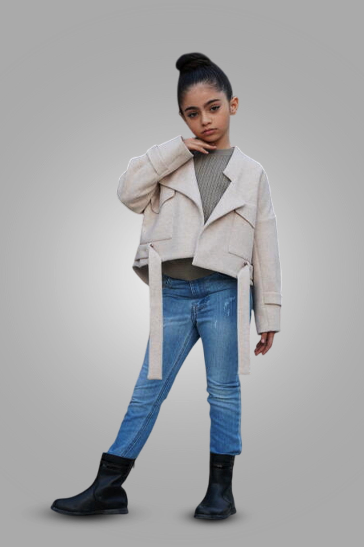 نیم پالتو دخترانه  890005