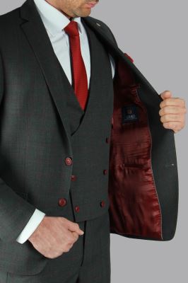 کت و شلوار با ژیله 100114