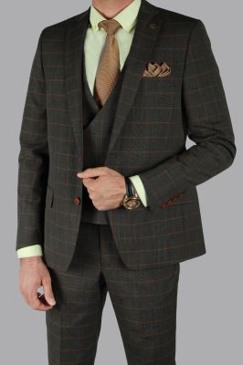 کت و شلوار با ژیله 100114