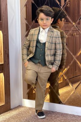 ست کت شلوار و ژیله بچه گانه 550005